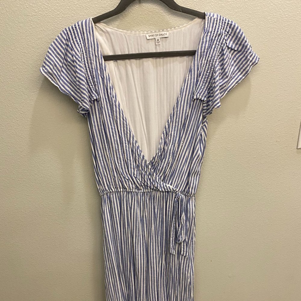 Spirit of Grace Striped Midi Dress